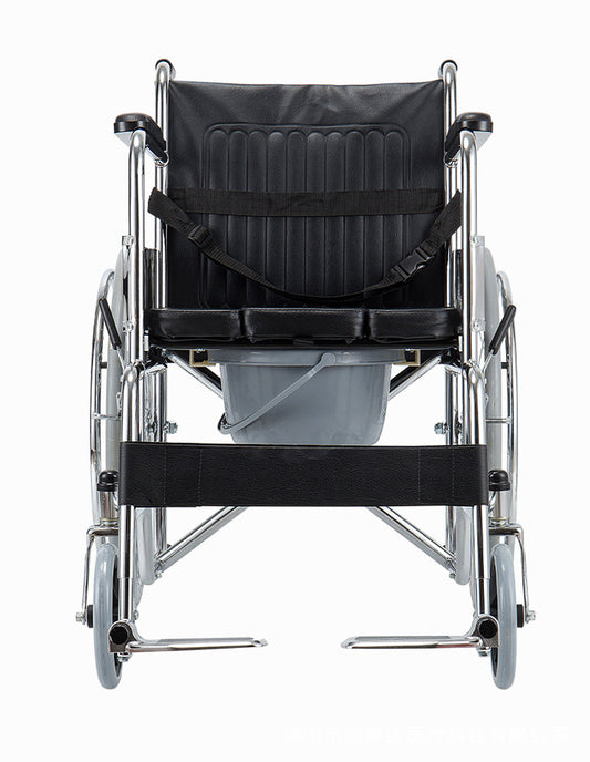 Manual Wheelchair – 24-inch Seat, 180 kg Load Capacity |  1114