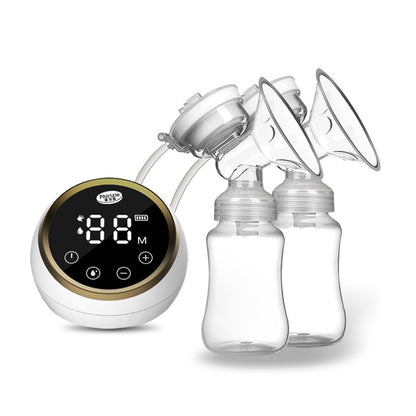 شفاط حليب كهربائي مزدوج – Double Breast Pump قوي مع تدليك مريح للأم