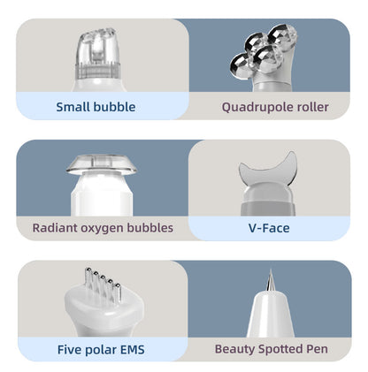 جهاز العناية بالبشرة 17 في 1 – أكوا بيلينج وإزالة الرؤوس السوداء بالأكسجين النفاث