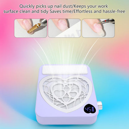 Rechargeable Nail Dust Collector