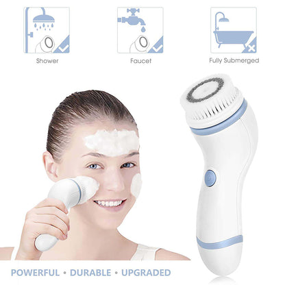 Electric 4-in-1 Sonic Blackhead Exfoliating Face Cleaner | CODE 1084