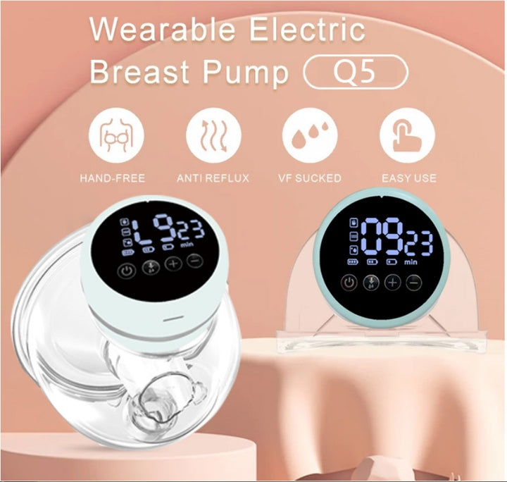 شفاط حليب كهربائي محمول – Portable Electric Breast Pump فردي/مزدوج بجودة طبية ويدوي حر