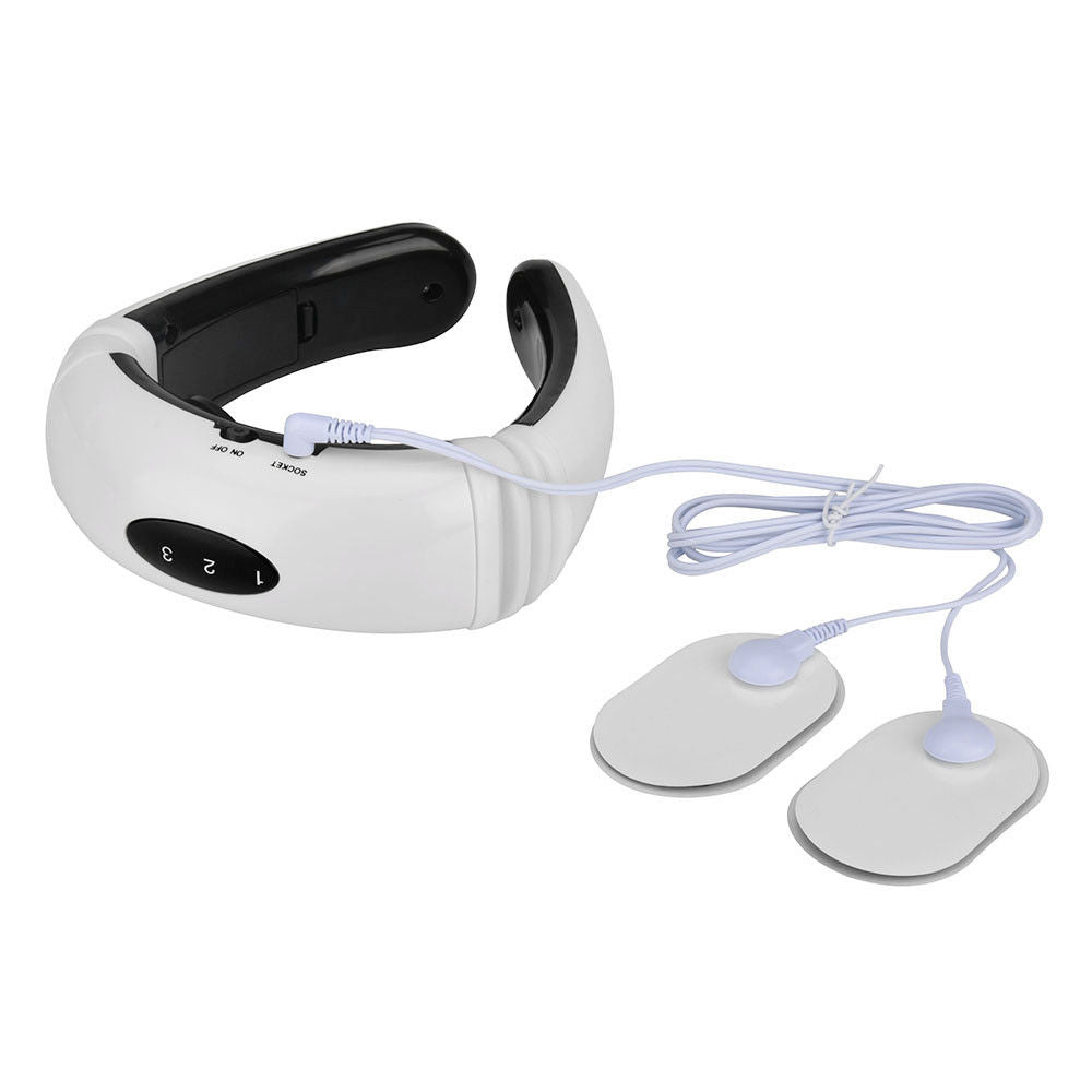 جهاز تدليك الرقبة الكهربائي اللاسلكي – Portable Cordless Neck Massager من خامة ABS عالية الجودة