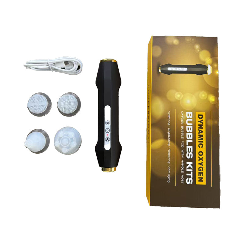 جهاز تنظيف وشد البشرة بفقاعات الأوكسجين وCO₂ – Mini Oxygen Bubble Facial Device