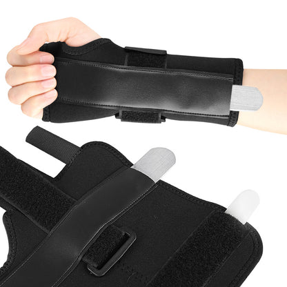 دعامة معصم ليلية قابلة للتعديل – Wrist Brace لعلاج متلازمة النفق الرسغي مع دعامتين لتخفيف الألم