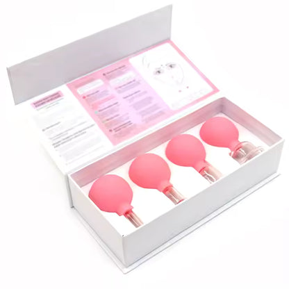 Glass Cupping Therapy Kit with PVC Pump | code 1054