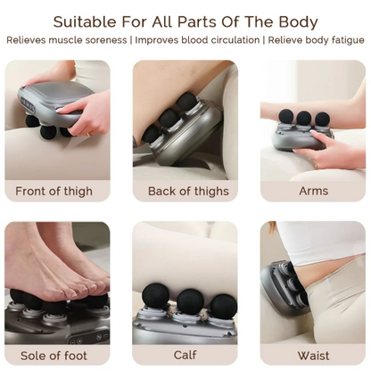 Smart Multi-Head Massager – 6 Heads | code 1029