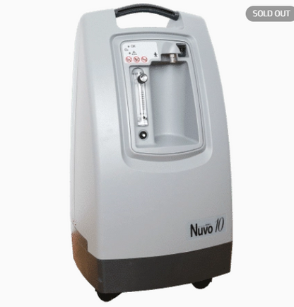 Nuvo 10 Liter Oxygen Concentrator – High-Flow Medical Oxygen Generator | 1118