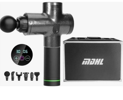 MDHL Portable Handheld Massage Gun with Touchscreen & Rechargeable Battery || code 1042