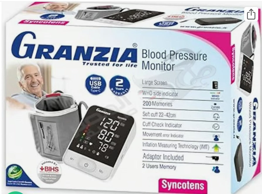 Granzia Syncotens BP Monitor