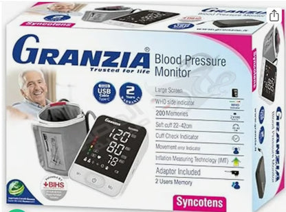 Granzia Syncotens BP Monitor