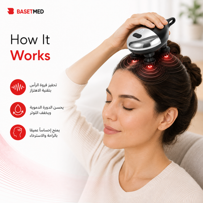 Portable Electric Head Massager ||1422