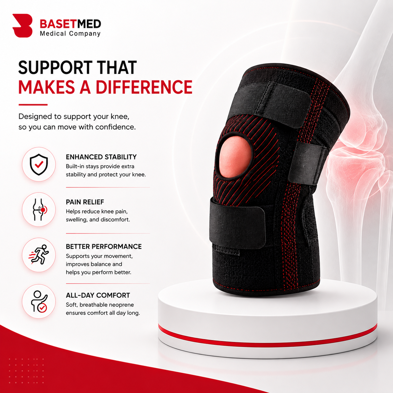 Knee Support Brace ||1435