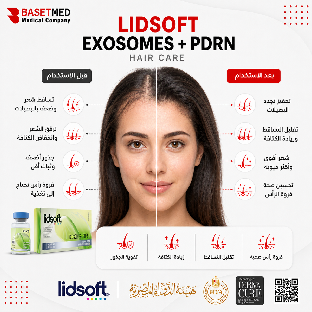EXOSOME HAIR Revitalizing Complex + PDR  ||1132