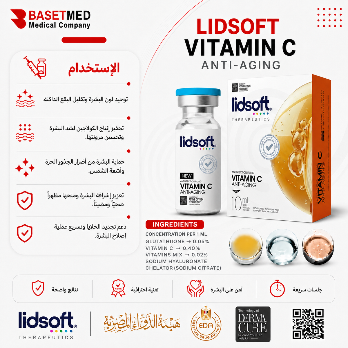 Lidsoft Vitamin C Mesotherapy||1124
