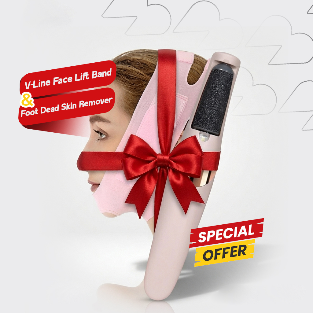 The Full-Body Refresh Bundle: V-Line Slimming Belt + Electric Foot Callus Remover